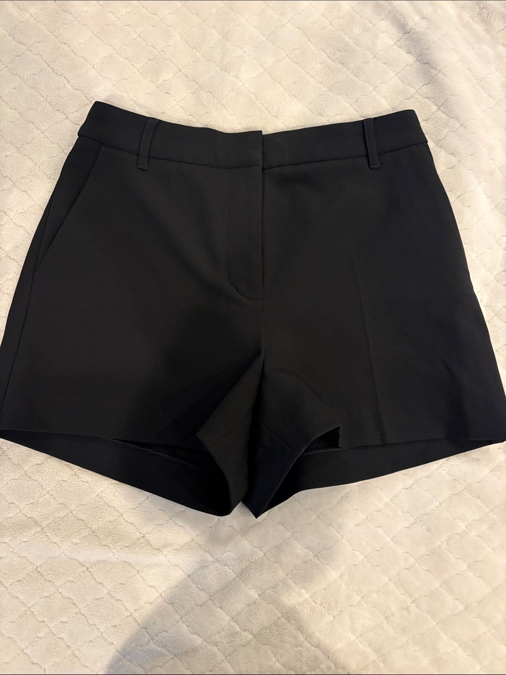 Express Black High-Waist Tailored Shorts